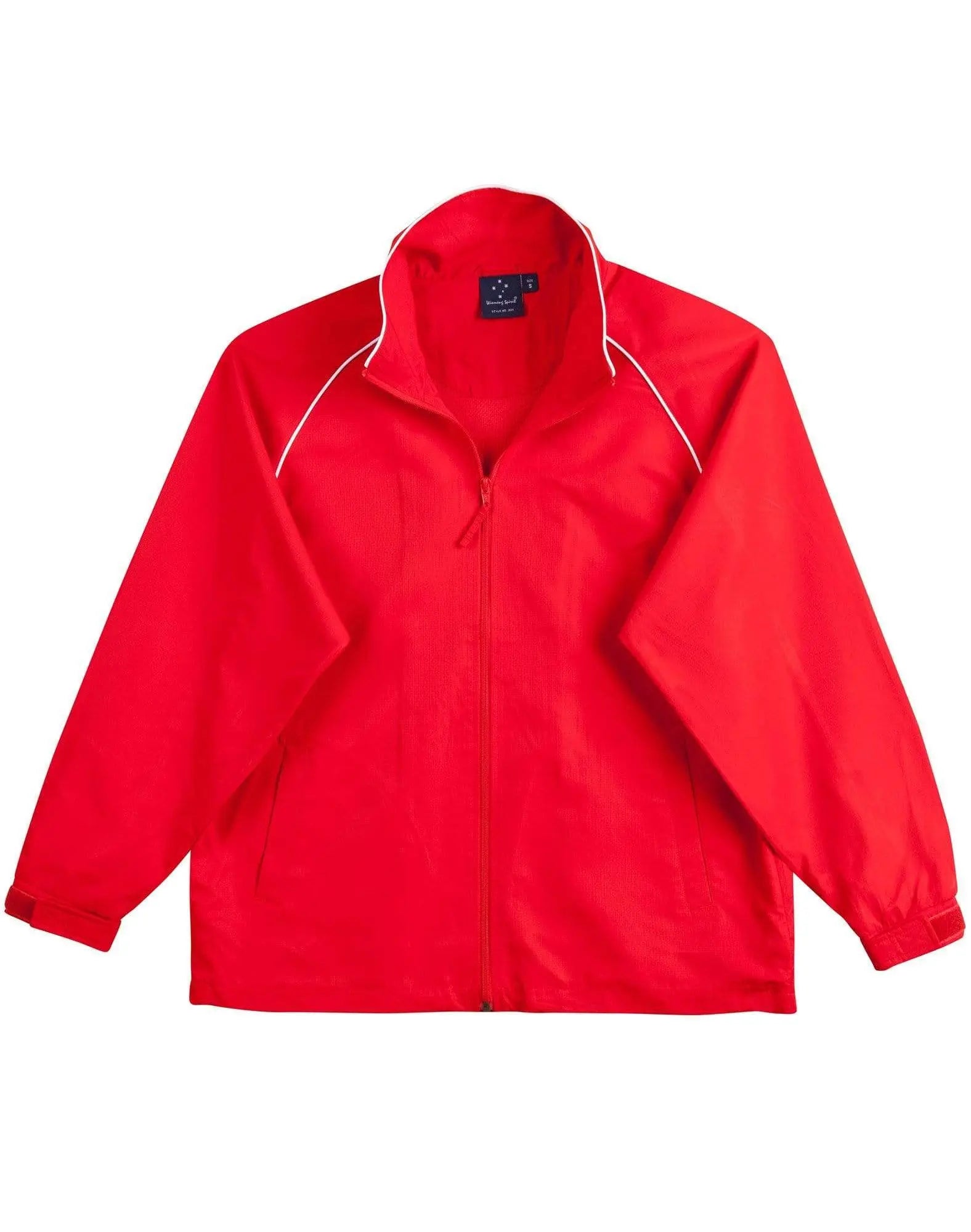 Winning Spirit Champion's Track Top - Unisex Jk21 Casual Wear Winning Spirit Red/White S